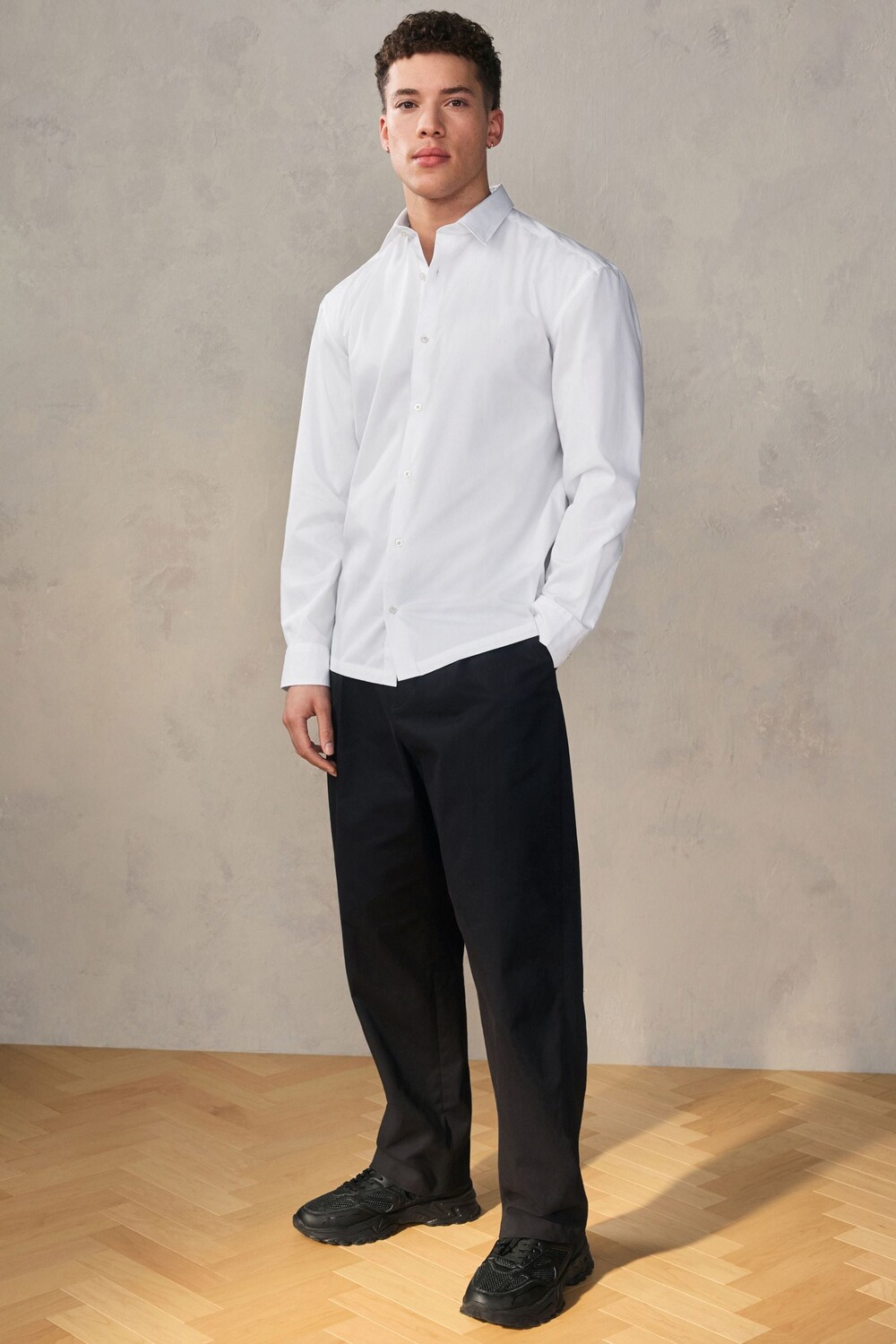 Изменить широкие брюки Next, черный
Изменить широкие брюки Next, черный