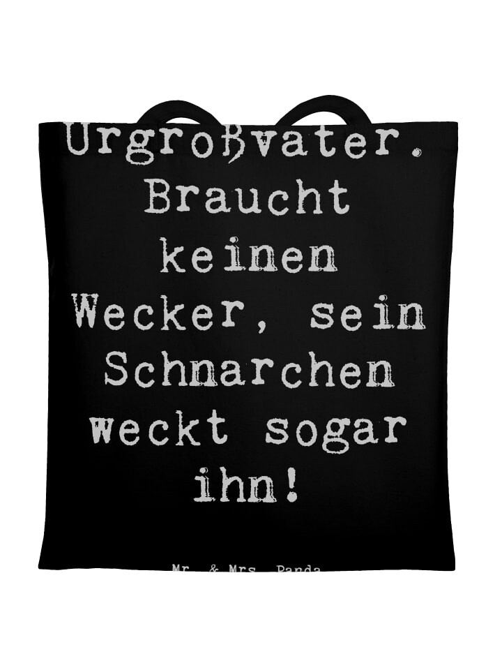Сумка для переноски Mr & Mrs Panda Urgroßvater Schnarchen, черный
Сумка для переноски Mr & Mrs Panda Urgroßvater Schnarchen, черный
