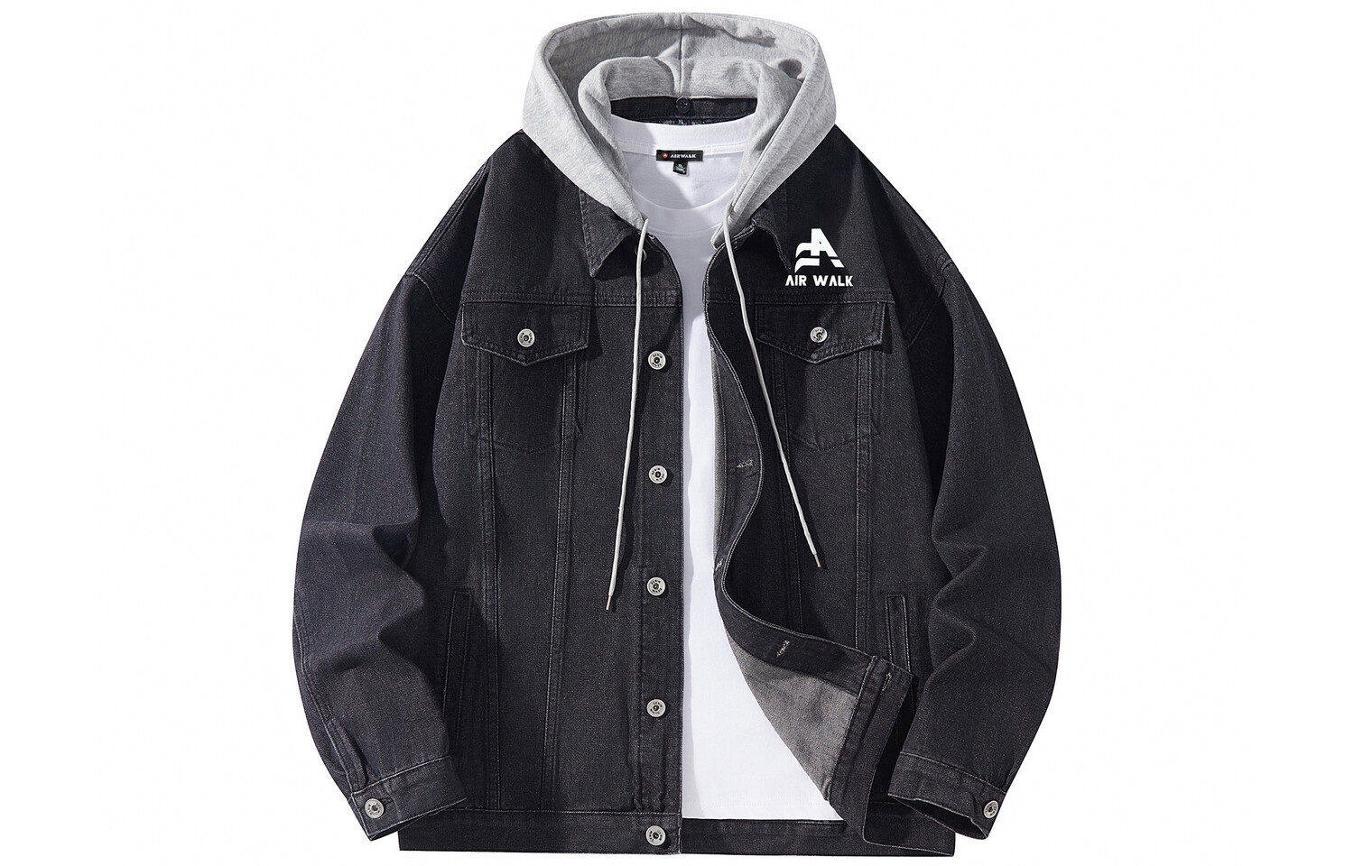 Джинсовая куртка унисекс Airwalk, Синий (входит в комплект джинсов)
Джинсовая куртка унисекс Airwalk, Синий (входит в комплект джинсов)