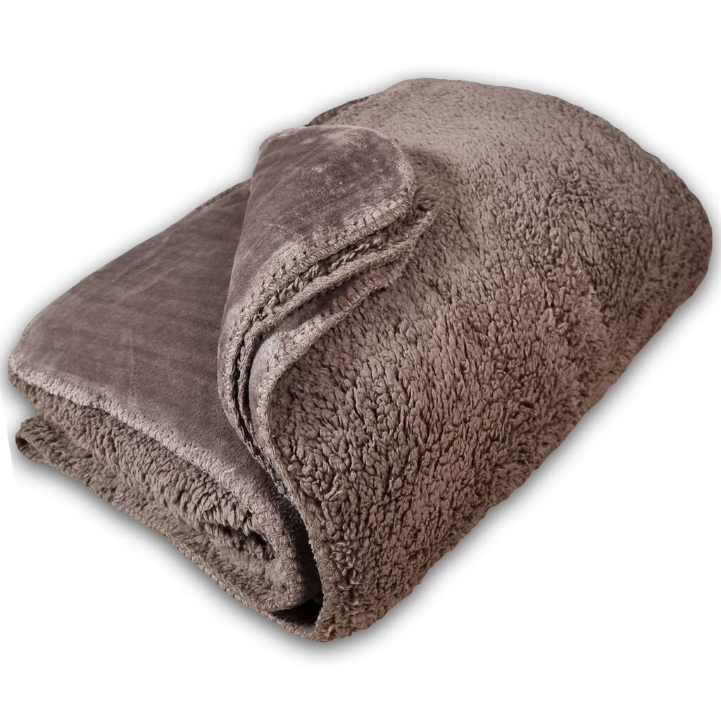 Одеяло NYVI CozyLuxus Cuddly 150 x 200 см, серо-коричневый — Двустороннее одеяло с согревающей стороной из искусственной шерсти и шелковистой мягкой фланелевой стороной — Роскошное одеяло для дивана Одеяло для дивана — безворсовое, легкое в уход...
Одеяло NYVI CozyLuxus Cuddly 150 x 200 см, серо-коричневый — Двустороннее одеяло с согревающей стороной из искусственной шерсти и шелковистой мягкой фланелевой стороной — Роскошное одеяло для дивана Одеяло для дивана — безворсовое, легкое в уход...
