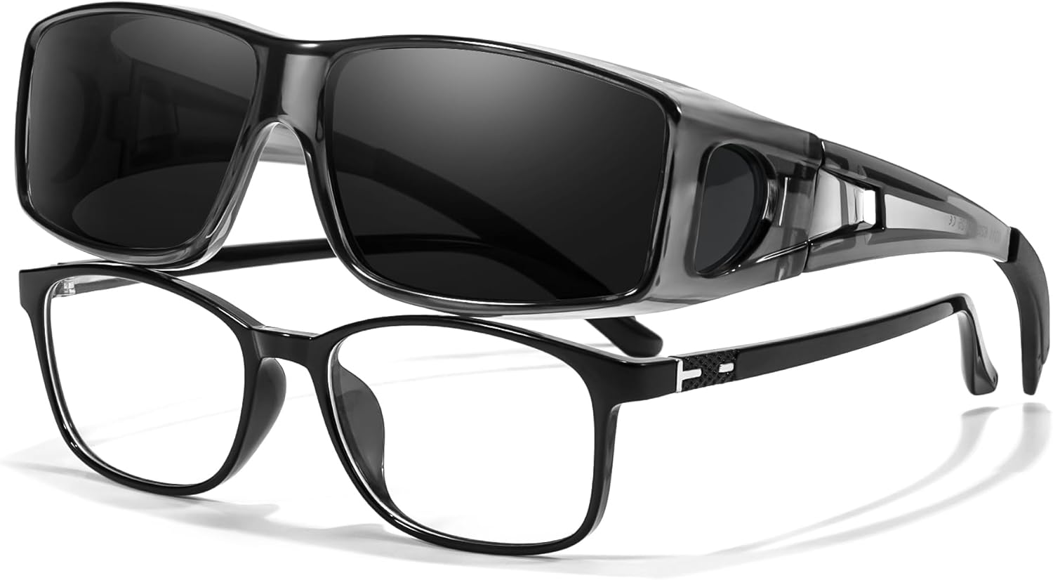 Солнцезащитные очки LVIOE, надеваемые поверх очков, поляризованные, для мужчин и женщин, подходят для ношения поверх очков с диоптриями и обеспечивают защиту от УФ-излучения, D02 Transparent Grey/Cat.4 Dark Grey
Солнцезащитные очки LVIOE, надеваемые поверх очков, поляризованные, для мужчин и женщин, подходят для ношения поверх очков с диоптриями и обеспечивают защиту от УФ-излучения, D02 Transparent Grey/Cat.4 Dark Grey