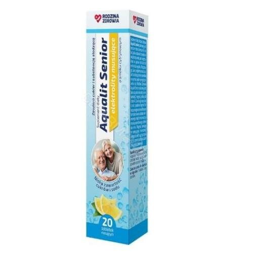 Family Health, Aqualit Senior, электролиты для пожилых людей, 20 таблеток.mus. Inna marka
Family Health, Aqualit Senior, электролиты для пожилых людей, 20 таблеток.mus. Inna marka