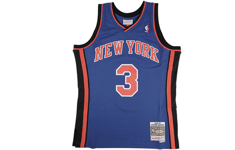 Джерси Mitchell & Ness Swingman 'NBA New York Knicks 2005/06 Stephon Marbury'
Джерси Mitchell & Ness Swingman 'NBA New York Knicks 2005/06 Stephon Marbury'