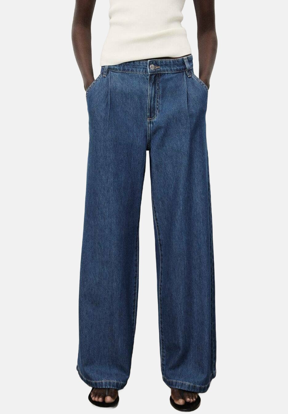 Джинсы прямого кроя Mango, синий
Джинсы прямого кроя Mango, синий