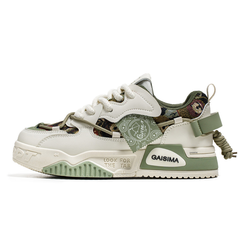 Мужские кроссовки для скейтбординга с противоскользящей амортизацией и увеличивающие рост Hong Kong Meng, Beige Green
Мужские кроссовки для скейтбординга с противоскользящей амортизацией и увеличивающие рост Hong Kong Meng, Beige Green