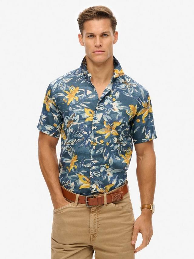 Гавайская рубашка с принтом Superdry, Blue
Гавайская рубашка с принтом Superdry, Blue