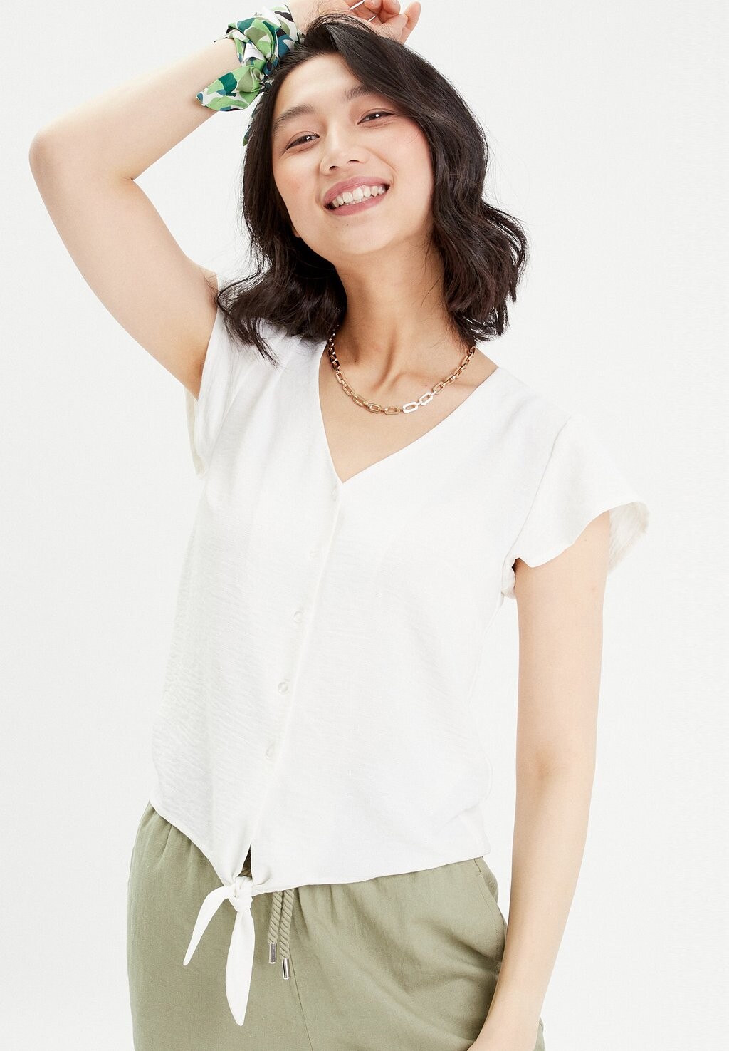 Блузка Mit Kurzen Ärmeln Cache Cache, кремовый
Блузка Mit Kurzen Ärmeln Cache Cache, кремовый