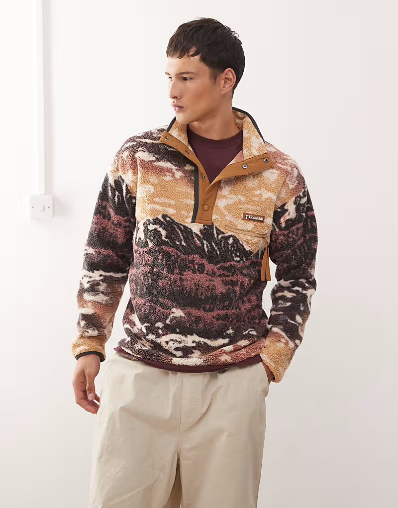 Флис Helvetia II с принтом и кнопками, коричневый Columbia
Флис Helvetia II с принтом и кнопками, коричневый Columbia