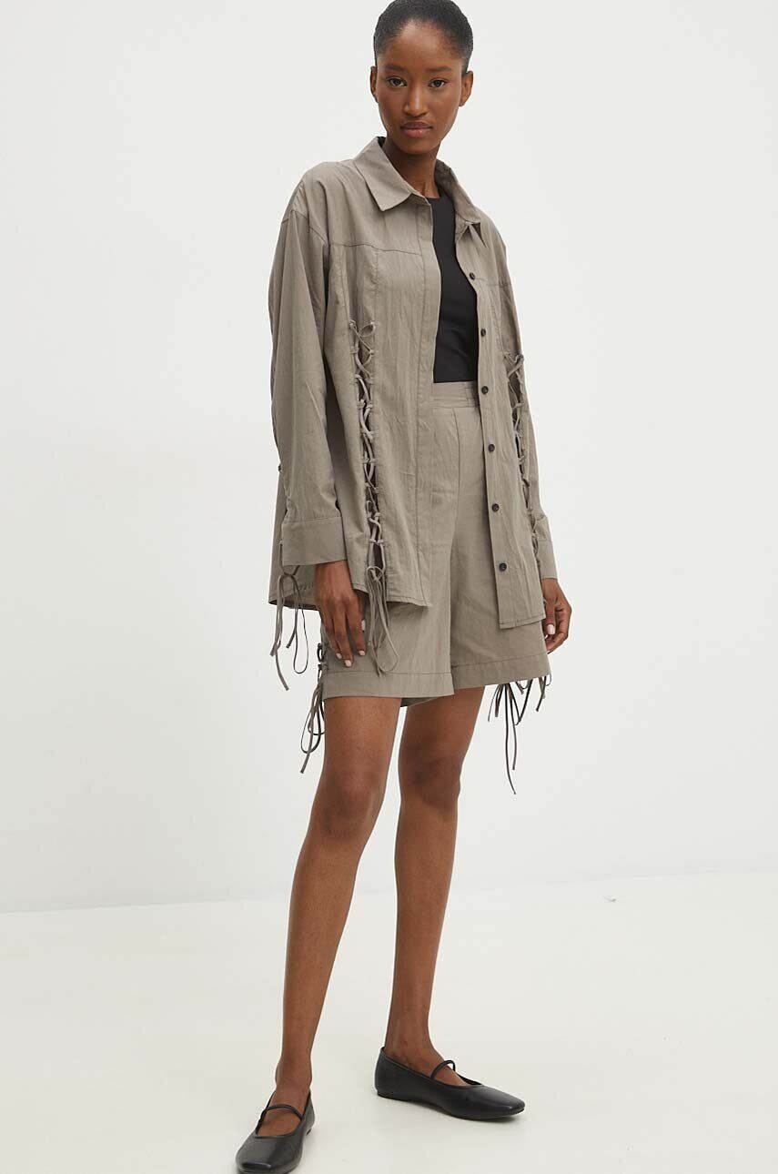 Хлопковая рубашка Answear Lab, зеленый
Хлопковая рубашка Answear Lab, зеленый