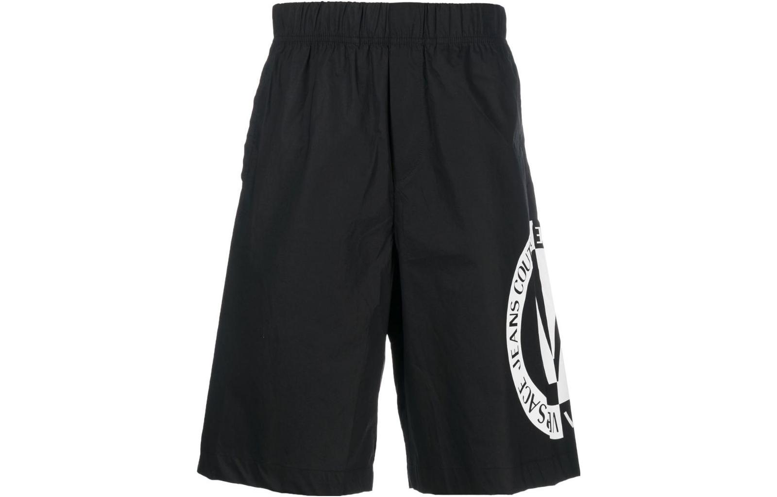 Шорты с эластичным поясом и принтом логотипа VERSACE JEANS COUTURE, черный
Шорты с эластичным поясом и принтом логотипа VERSACE JEANS COUTURE, черный