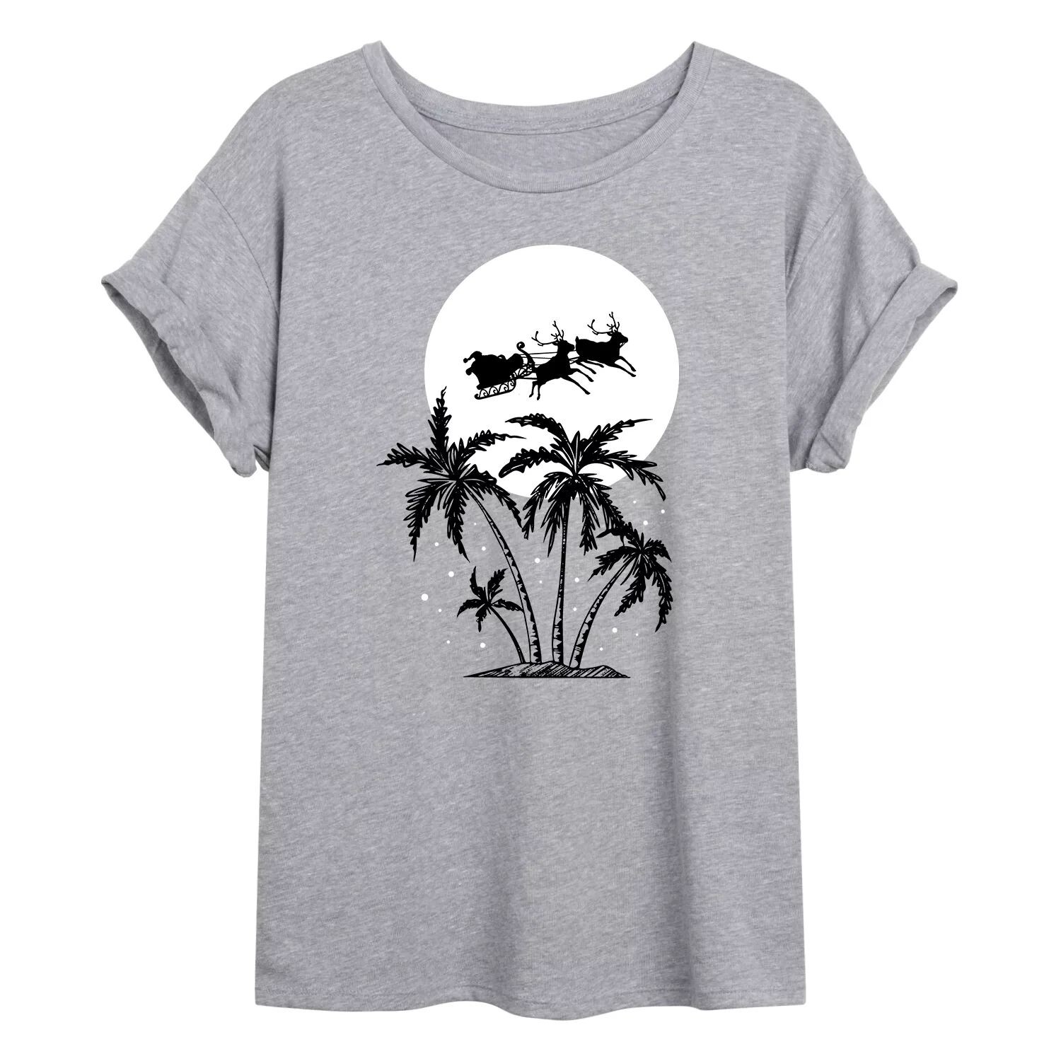 Детская пляжная футболка оверсайз с рисунком «Рождество» Licensed Character 
Детская пляжная футболка оверсайз с рисунком «Рождество» Licensed Character