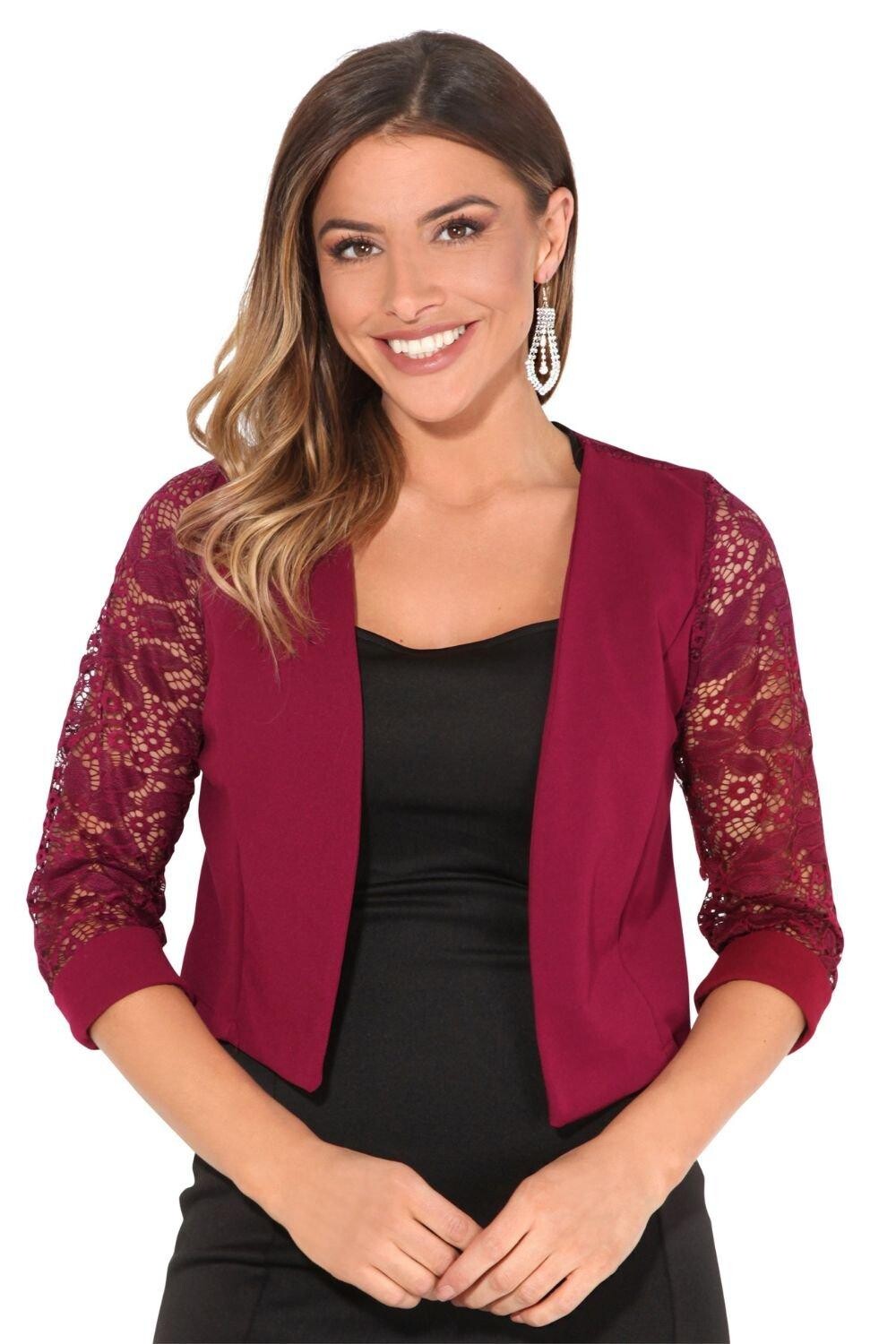 Приталенные плечи с кружевной спинкой и рукавами KRISP, красный
Приталенные плечи с кружевной спинкой и рукавами KRISP, красный