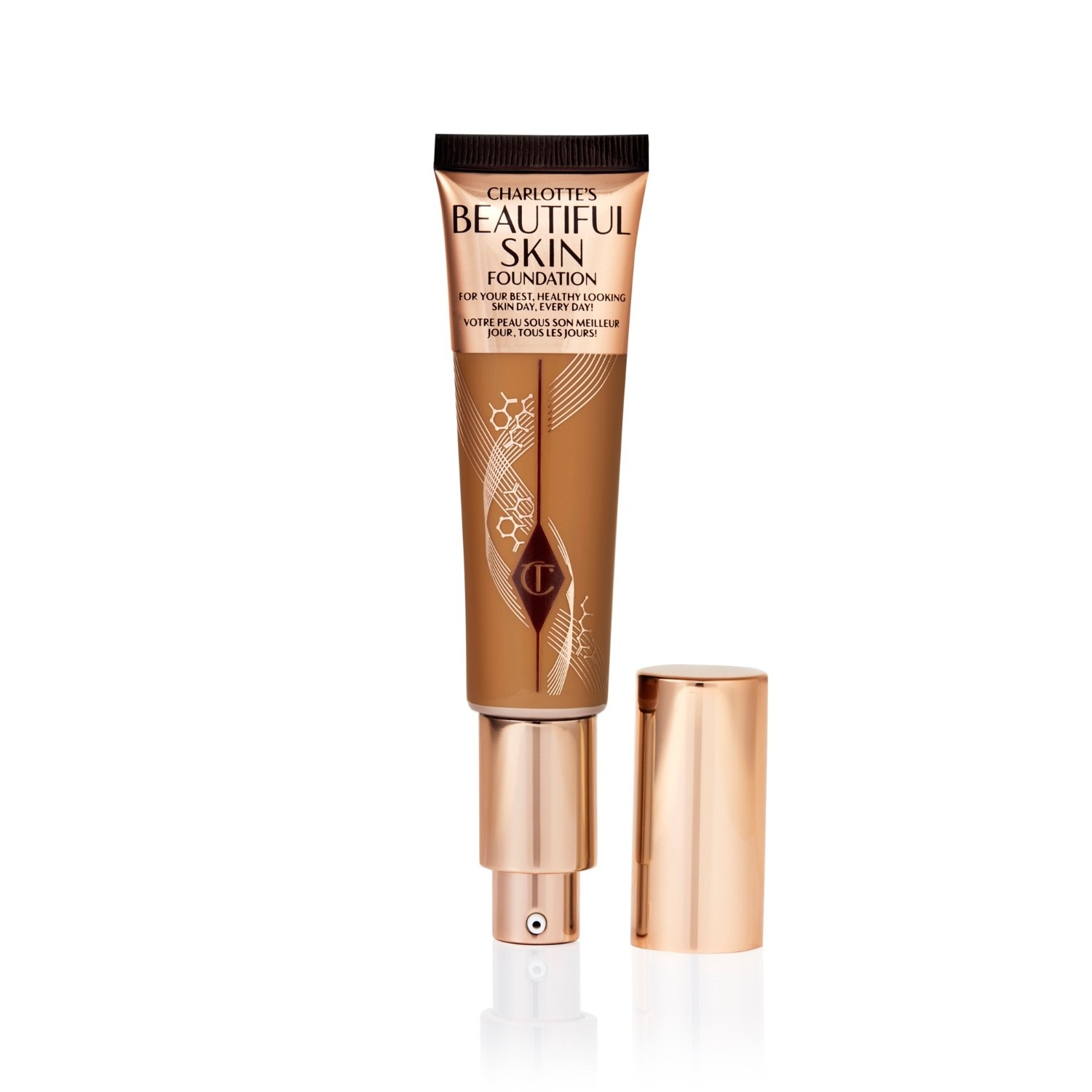 Тональный крем для лица beautiful skin Charlotte Tilbury, 13 - warm, объем 30 мл
Тональный крем для лица beautiful skin Charlotte Tilbury, 13 - warm, объем 30 мл