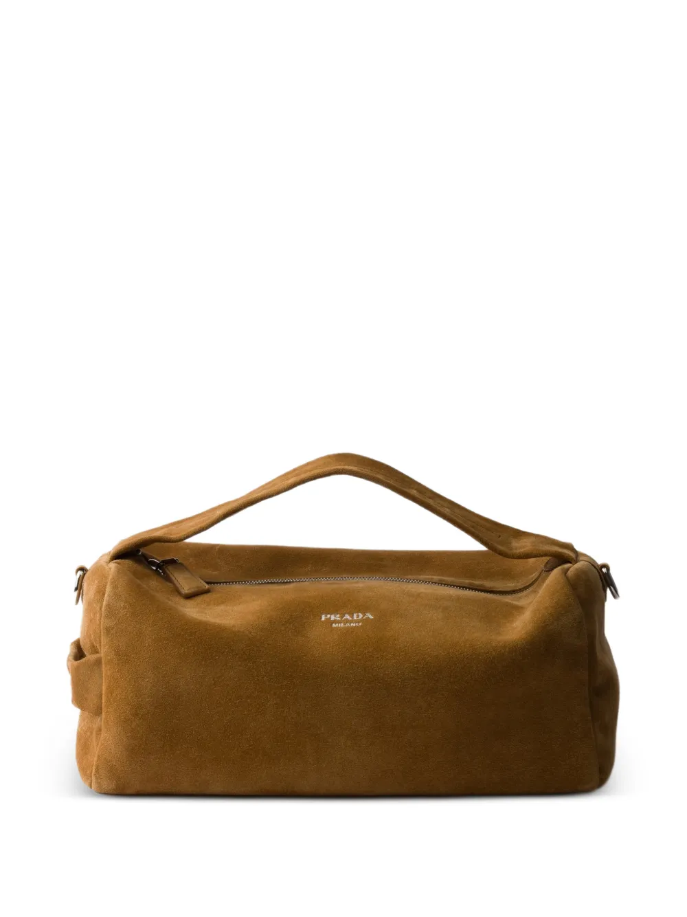 Замшевая сумка на плечо Prada, коричневый
Замшевая сумка на плечо Prada, коричневый