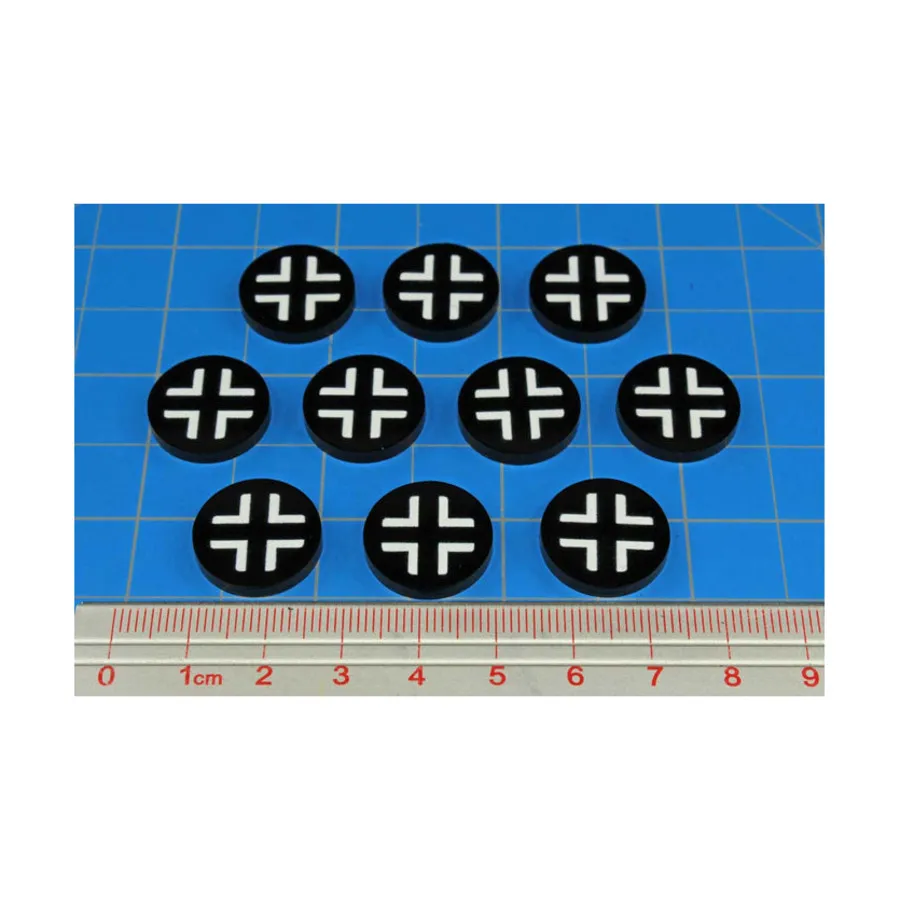 Премиальные печатные жетоны фракций времен Второй мировой войны — немецкий элитный крест, Token Sets - WWII Factions & Flags
Премиальные печатные жетоны фракций времен Второй мировой войны — немецкий элитный крест, Token Sets - WWII Factions & Flags