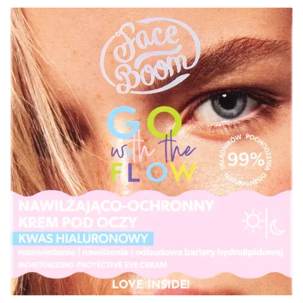 Увлажняющий и защитный крем для век, 15 мл Faceboom Go with the flow
Увлажняющий и защитный крем для век, 15 мл Faceboom Go with the flow