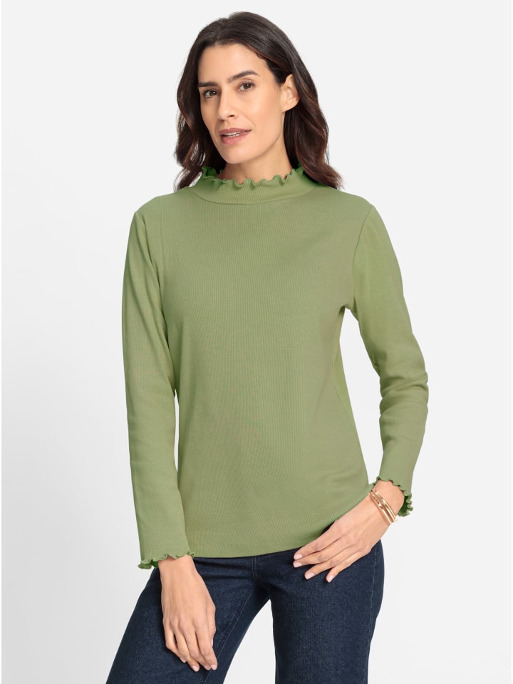 Рубашка с воротником-стойкой цвета лайма WITT WEIDEN
Рубашка с воротником-стойкой цвета лайма WITT WEIDEN