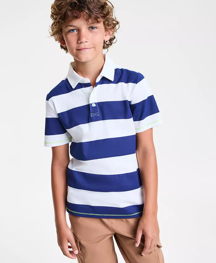 Полосатая регбийная поло для мальчиков Little & Big Boys Epic Threads, синий
Полосатая регбийная поло для мальчиков Little & Big Boys Epic Threads, синий