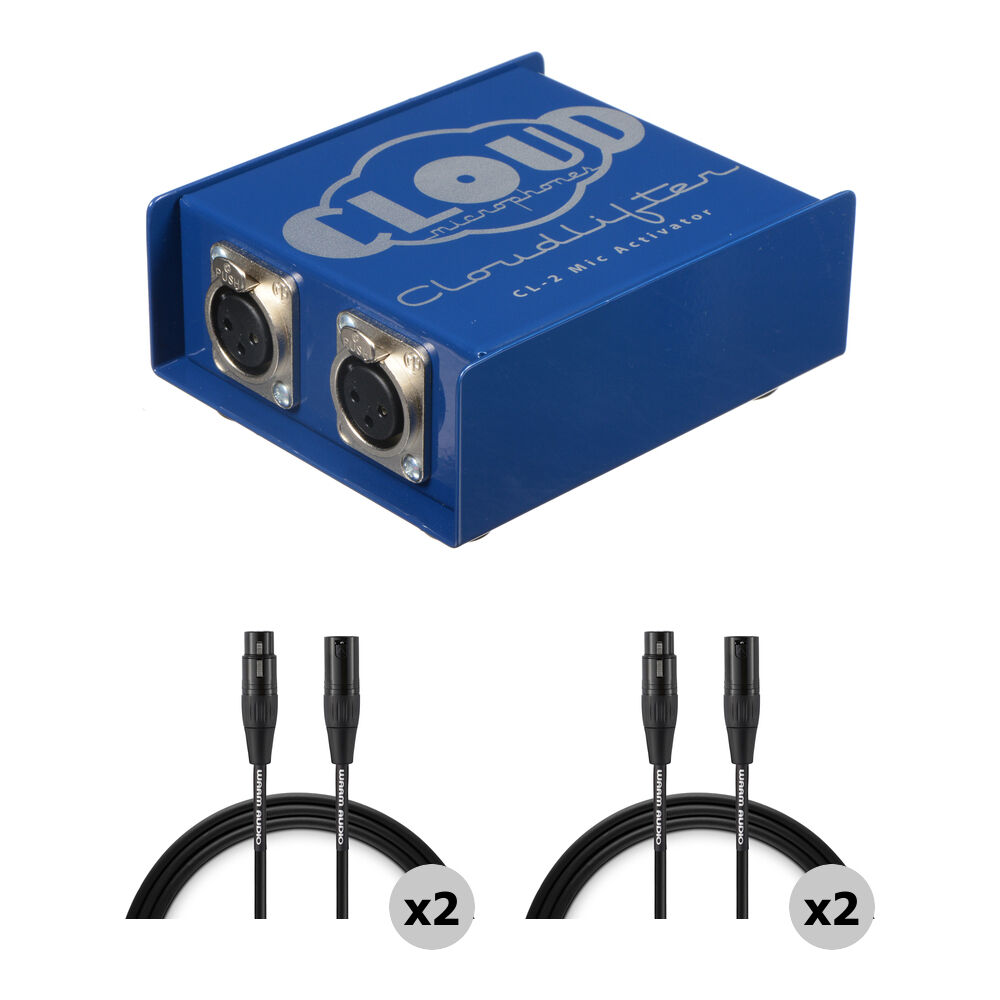 Cloud Microphones Cloudlifter CL-2 Mic Activator Kit with Warm
Cloud Microphones Cloudlifter CL-2 Mic Activator Kit with Warm
