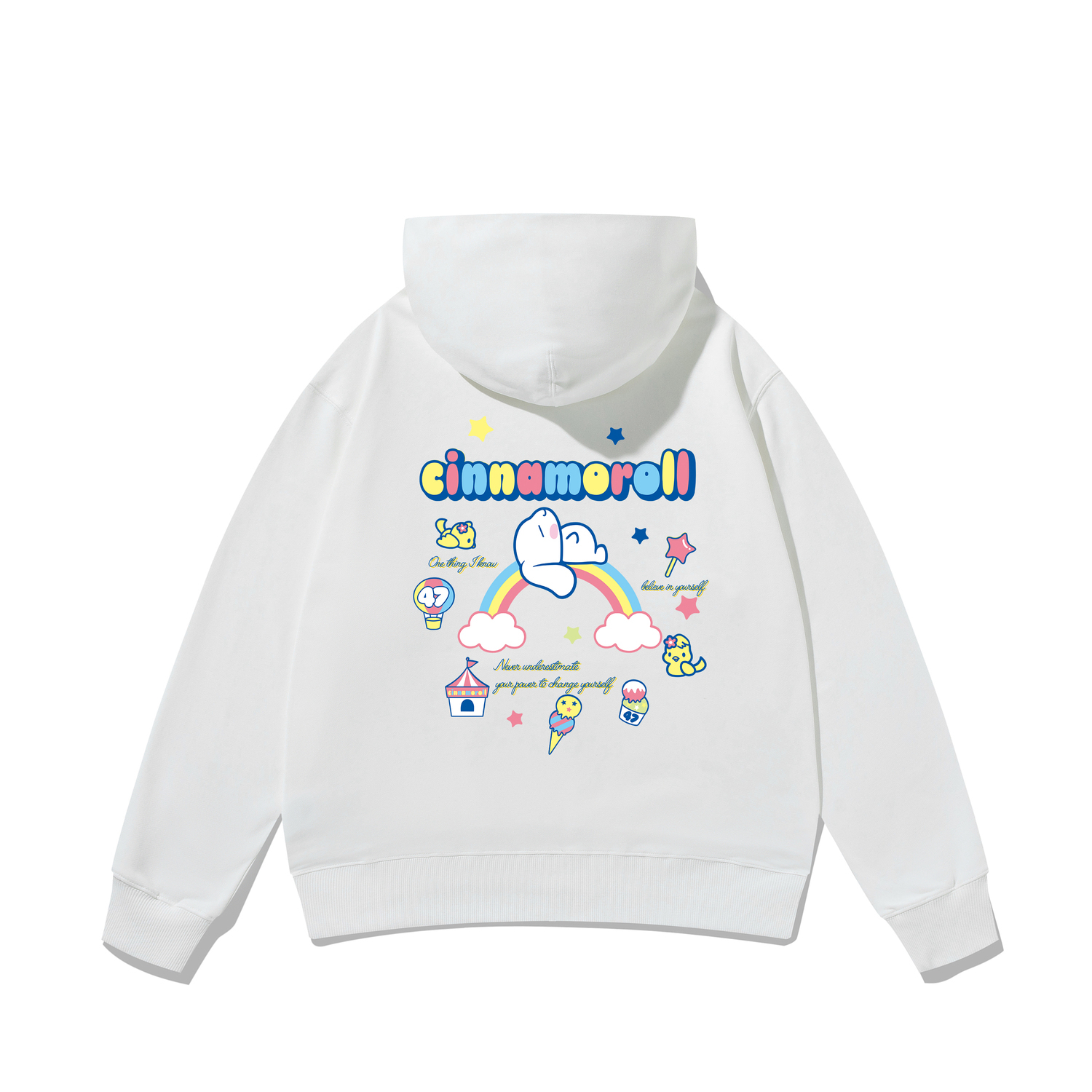 Свитшот Cinnamoroll Yugui Dog Unisex Sanrio, белый
Свитшот Cinnamoroll Yugui Dog Unisex Sanrio, белый