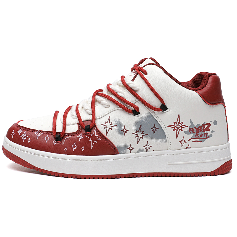 ABIDJAN Граффити легкие мидтоп скейтборд кроссовки унисекс белый красный, цвет White Red
ABIDJAN Граффити легкие мидтоп скейтборд кроссовки унисекс белый красный, цвет White Red