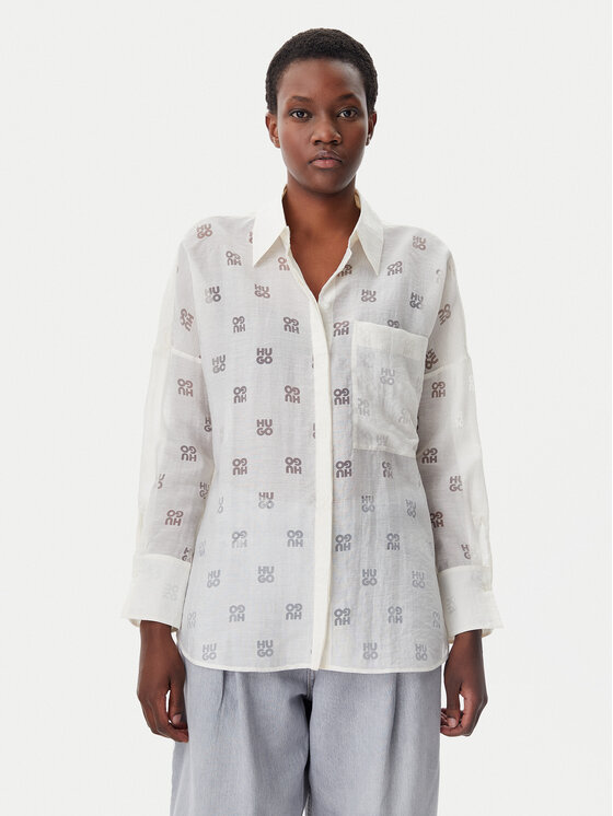 Рубашка оверсайз Essence 50531562 Hugo, белый
Рубашка оверсайз Essence 50531562 Hugo, белый