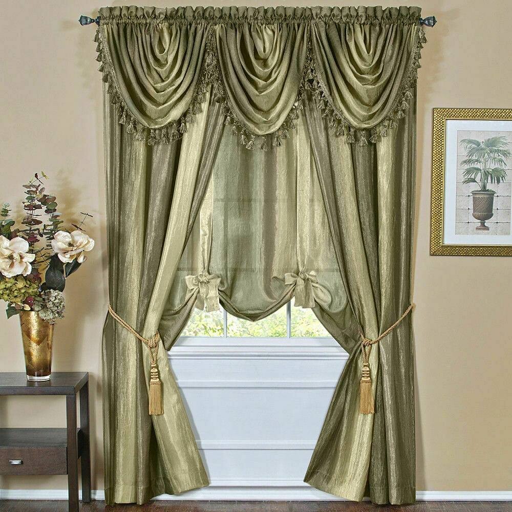 Комплект оконных штор Goodgram Royal Ombre Crushed Semi Sheer из 6 предметов и балдахина, цвет Sage
Комплект оконных штор Goodgram Royal Ombre Crushed Semi Sheer из 6 предметов и балдахина, цвет Sage