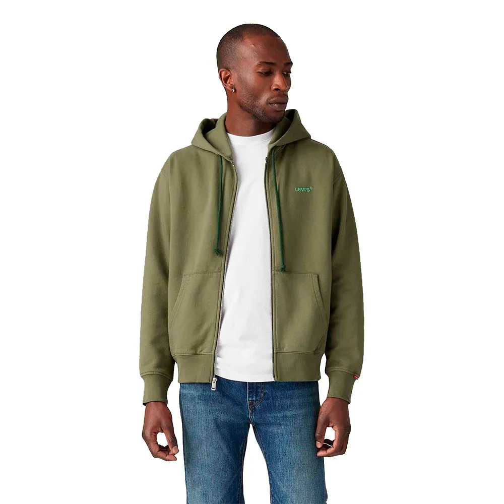 Толстовка Levi's Authentic full zip, зеленый
Толстовка Levi's Authentic full zip, зеленый