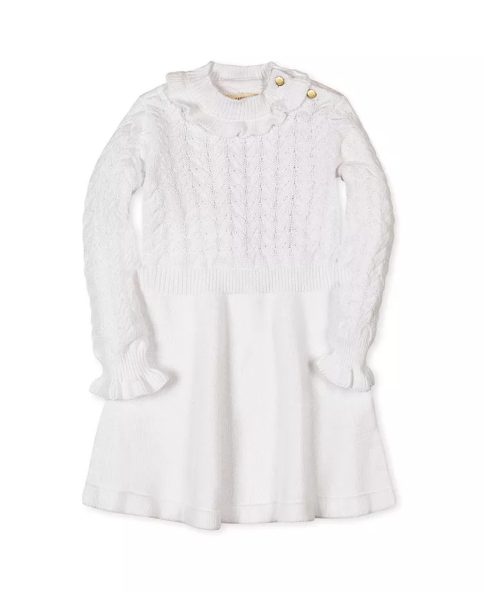 Платье-свитер для девочек Little and Big Girls с органическим крупным вязанием и рюшами по краю Hope & Henry, белый
Платье-свитер для девочек Little and Big Girls с органическим крупным вязанием и рюшами по краю Hope & Henry, белый