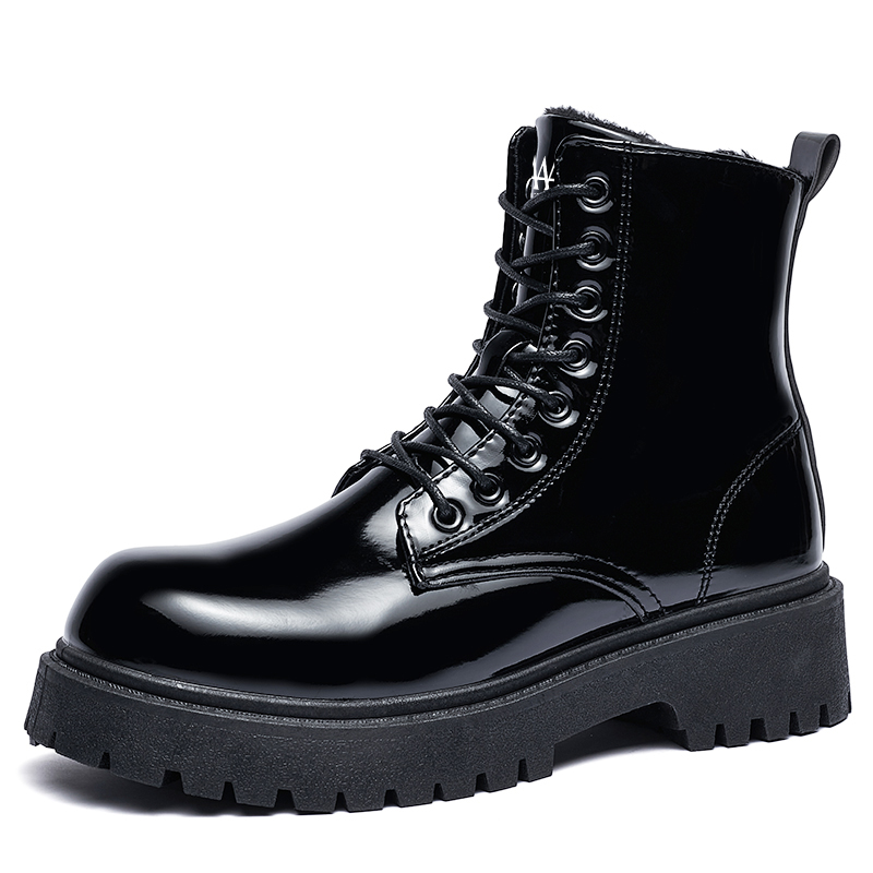 AAA SINCE 1955 Черные короткие ботинки Martin мужские глянцевые кожаные с подкладкой, цвет Black (Shiny Leather Padded)
AAA SINCE 1955 Черные короткие ботинки Martin мужские глянцевые кожаные с подкладкой, цвет Black (Shiny Leather Padded)