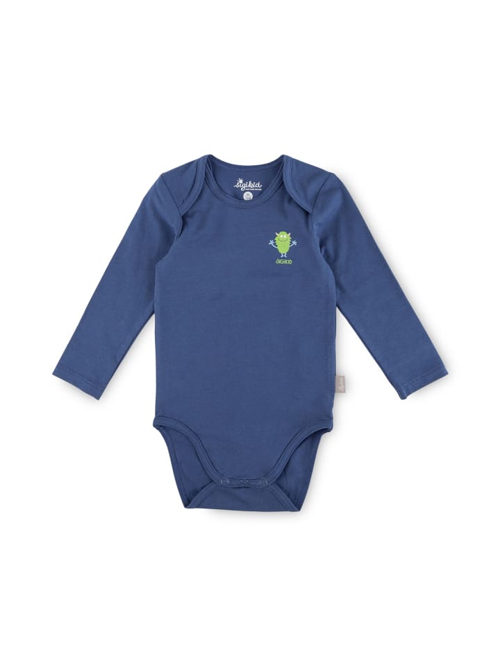 Sigikid Классический детский боди с длинными рукавами, синий
Sigikid Классический детский боди с длинными рукавами, синий