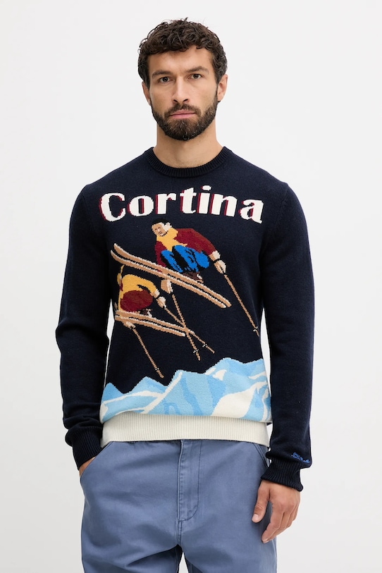 Шерстяной свитер Mc2 Saint Barth, темно-синий
Шерстяной свитер Mc2 Saint Barth, темно-синий