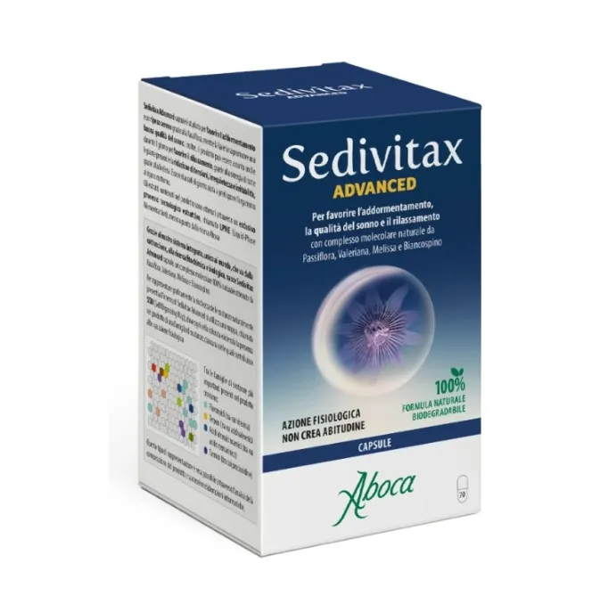 Aboca Sedivitax Advanced 70 капсул Добавка для сна
Aboca Sedivitax Advanced 70 капсул Добавка для сна