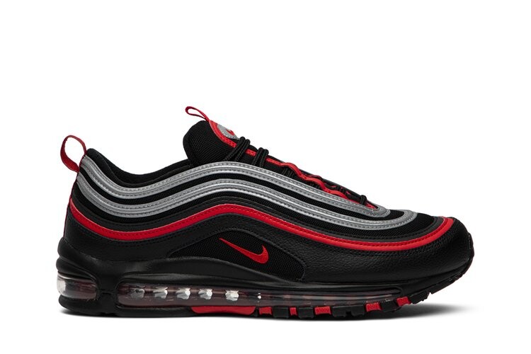 Кроссовки Nike Air Max 97 'Reflective Bred', черный
Кроссовки Nike Air Max 97 'Reflective Bred', черный