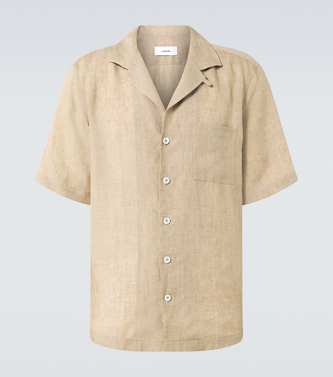Льняная рубашка для боулинга Lardini, бежевый
Льняная рубашка для боулинга Lardini, бежевый