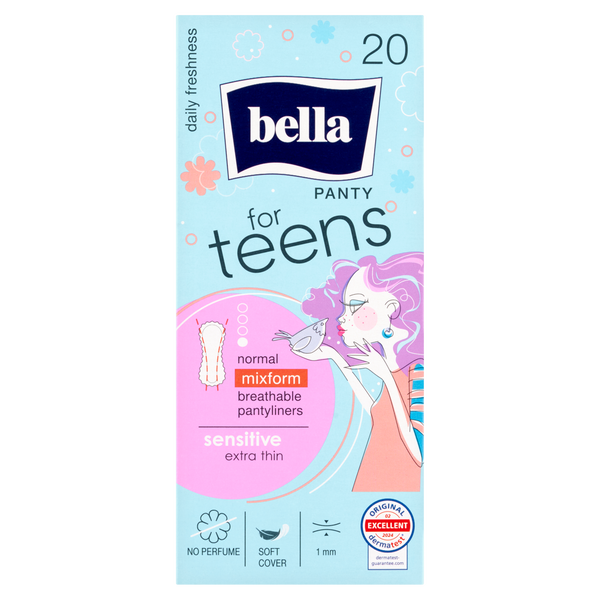 Гигиенические прокладки для чувствительной кожи, 20 шт./1 упаковка. Bella For teens
Гигиенические прокладки для чувствительной кожи, 20 шт./1 упаковка. Bella For teens