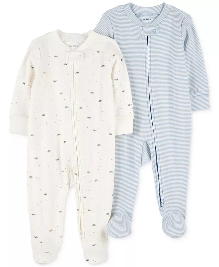 Детская пижама для сна и игр из хлопка, 2 шт Carter's, белый
Детская пижама для сна и игр из хлопка, 2 шт Carter's, белый