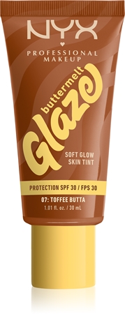 Осветляющая и тонизирующая жидкость spf 30 NYX Professional Makeup Buttermelt Glaze, 07 toffee Butta 30 ml
Осветляющая и тонизирующая жидкость spf 30 NYX Professional Makeup Buttermelt Glaze, 07 toffee Butta 30 ml