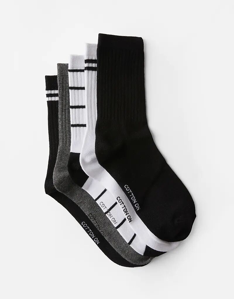 Носки Cotton On, 5 пар, разноцветные - MULTI Cotton On
Носки Cotton On, 5 пар, разноцветные - MULTI Cotton On