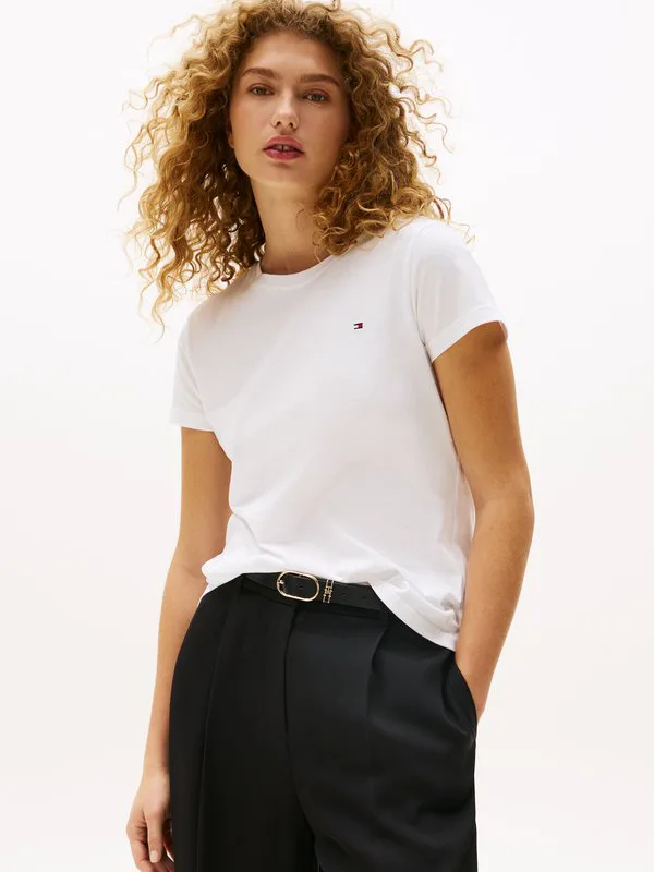 Классическая футболка с круглым вырезом в стиле ретро Tommy Hilfiger, Classic White, Белый, Классическая футболка с круглым вырезом в стиле ретро Tommy Hilfiger, Classic White
Классическая футболка с круглым вырезом в стиле ретро Tommy Hilfiger, Classic White, Белый, Классическая футболка с круглым вырезом в стиле ретро Tommy Hilfiger, Classic White