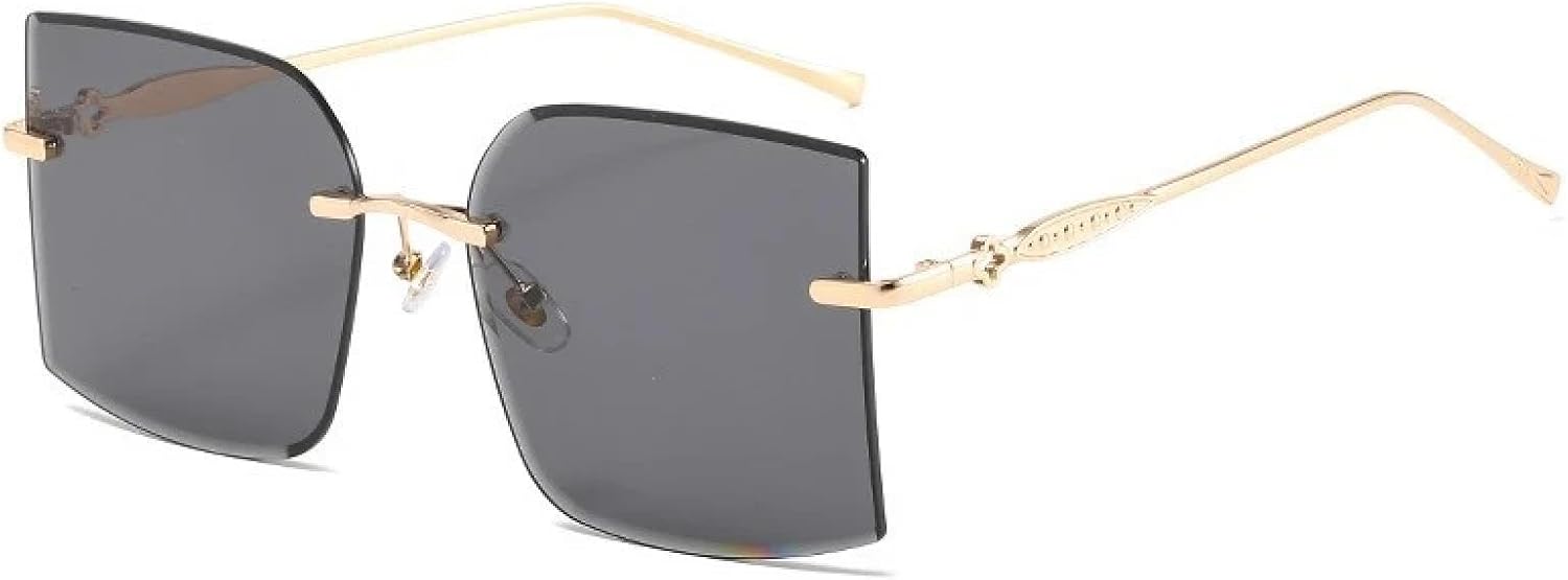 Винтажные солнцезащитные очки без оправы для женщин и мужчин, модные металлические очки для активного отдыха, летних путешествий, защита от УФ-излучения UV400 TKKTLLT, Gold Gray
Винтажные солнцезащитные очки без оправы для женщин и мужчин, модные металлические очки для активного отдыха, летних путешествий, защита от УФ-излучения UV400 TKKTLLT, Gold Gray