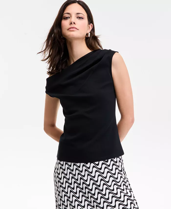 Женский хлопковый топ с удлиненными плечами и воротником-капюшоном I.N.C. International Concepts, черный
Женский хлопковый топ с удлиненными плечами и воротником-капюшоном I.N.C. International Concepts, черный