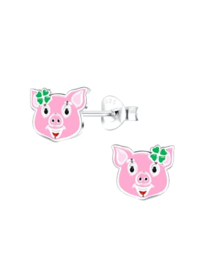 Alexander York Детские серьги-гвоздики в виде счастливой свинки из серебра 925 пробы, набор из 2 штук
Alexander York Детские серьги-гвоздики в виде счастливой свинки из серебра 925 пробы, набор из 2 штук