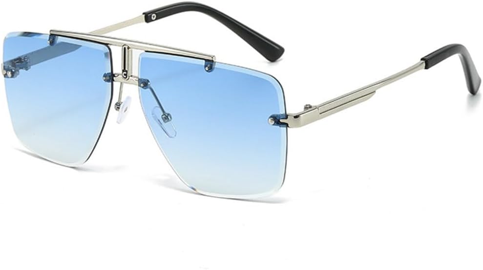 Роскошные солнцезащитные очки для женщин и мужчин, модные солнцезащитные очки, популярные для вечеринок и вождения, серебристо-голубые, один размер TYUVIVO, Silver Blue
Роскошные солнцезащитные очки для женщин и мужчин, модные солнцезащитные очки, популярные для вечеринок и вождения, серебристо-голубые, один размер TYUVIVO, Silver Blue