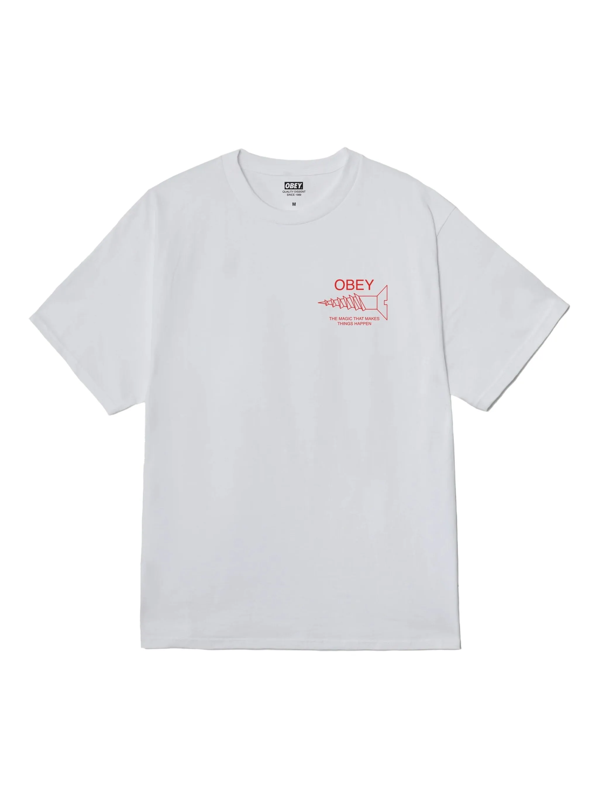 Футболка с графичным принтом Obey, белый
Футболка с графичным принтом Obey, белый
