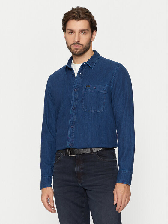 Джинсовая рубашка обычного кроя Lee, синий
Джинсовая рубашка обычного кроя Lee, синий