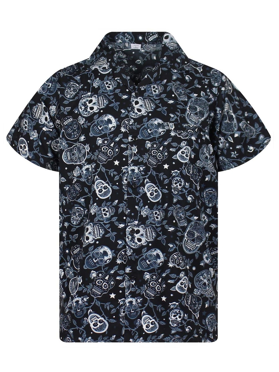 Рубашка King Kameha Skull, черный
Рубашка King Kameha Skull, черный