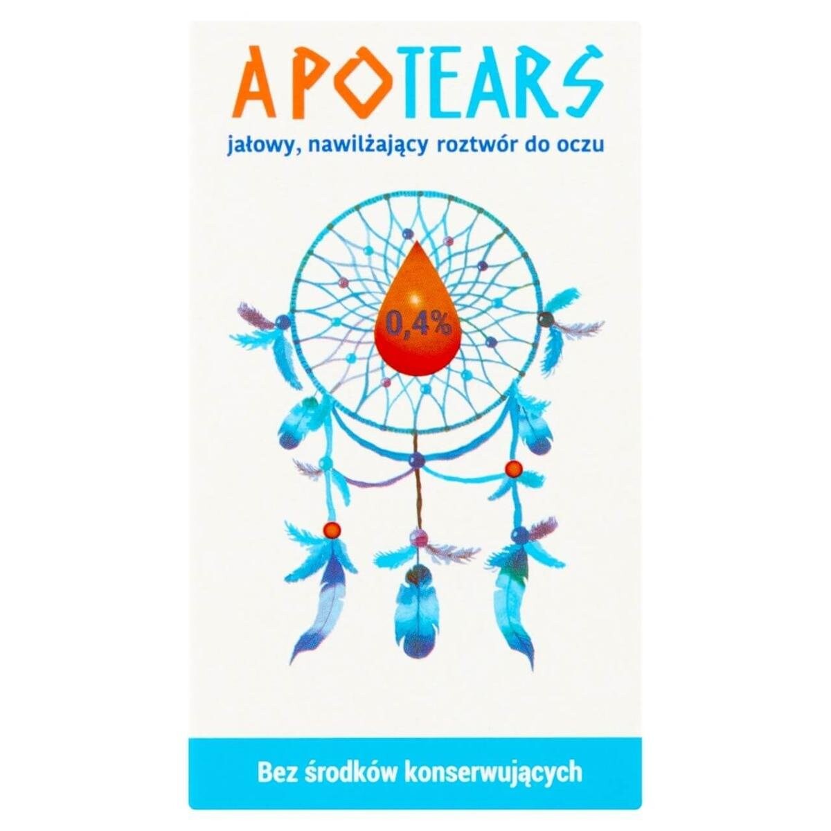 АпоТирс, капли глазные, 0,4%, 10 мл Apotex
АпоТирс, капли глазные, 0,4%, 10 мл Apotex