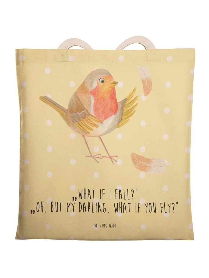 Шоппер Mr. & Mrs. Panda Einkaufstasche Rotkehlchen Federn mit Spruch, цвет Gelb Pastell
Шоппер Mr. & Mrs. Panda Einkaufstasche Rotkehlchen Federn mit Spruch, цвет Gelb Pastell