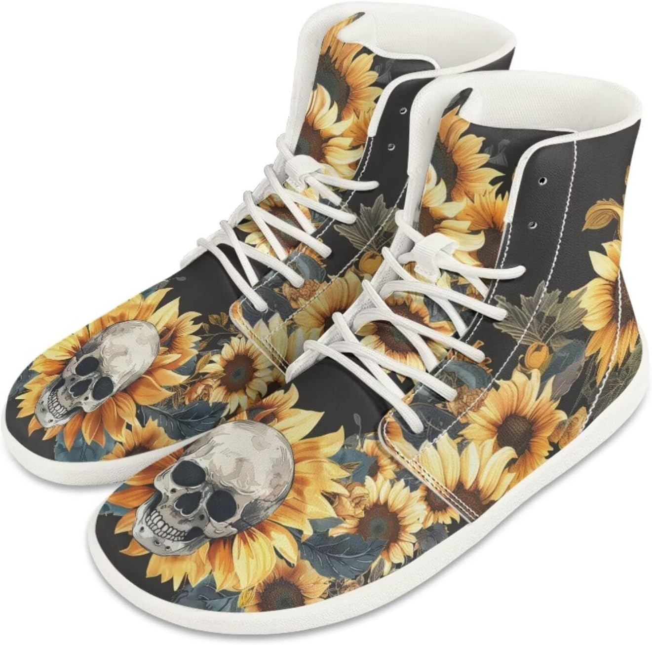 Мужские минималистичные кроссовки Jeiento, обувь-босоножки с черепом, ботинки с широкой носочной частью, кроссовки для бега, легкие спортивные кроссовки, рабочая обувь для плоской стопы, Sunflower and Skull
Мужские минималистичные кроссовки Jeiento, обувь-босоножки с черепом, ботинки с широкой носочной частью, кроссовки для бега, легкие спортивные кроссовки, рабочая обувь для плоской стопы, Sunflower and Skull